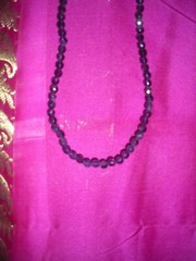 SINGLE STRAND, DEEP PURPLE, FACETED AMETHYST CHOKER – NEW