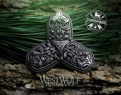 Viking Trefoil Brooch or Pin – Borre Style Viking Art – Norse/Norway/Cloak/Badge