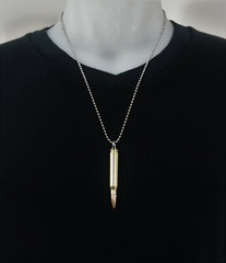 .223 Bullet jewelry pendant, zipper pull, key chain, real parts