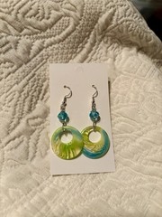 Woman’s Hand Crafted Earrings By Earth Dreams Sterling Silver 1.5 Inch