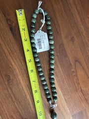藏玉藥王石 Untreated Serpentine Jade Necklace 藏玉藥王石