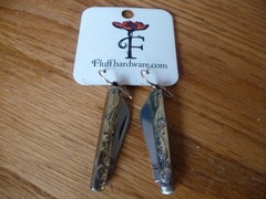 FLUFF HARDWARE STERLING SILVER & 14k GOLD FILL EAR WIRE