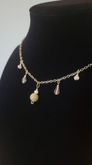 Wicked Unakite Green & Pink Choker Sturdy and Soft Stainless Steel Adjustable