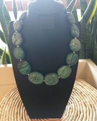 Turquoise Magnesite Light Teal Green Necklace Complimentary Gift Wrapping & Card