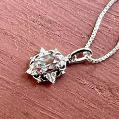 Color Change Alexandrite Pendant Sterling Silver 925 , June Birthstone, Lab Grow