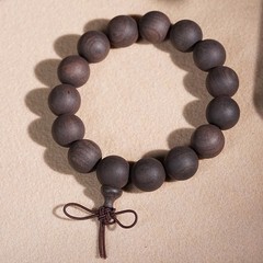 Natural Purple Sandalwood Buddhist Prayer Beads Bracelet for Meditation