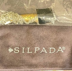 Silpada Adventure Seeker Sterling Brass Horn Pendant Necklace