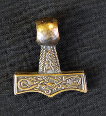 Sejero Thor’s Hammer, Denmark Mjolnir Replica, Medieval Viking Pagan Jewelry