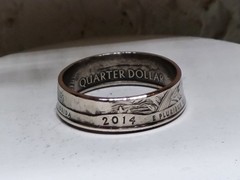 EVERGLADES, FL. – Size 9 State Quarter Coin Ring