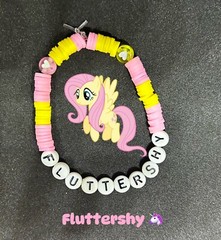 Fluttershy (My Little Pony) Heishi Bracelet