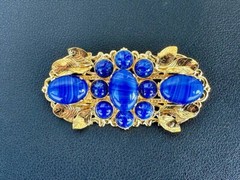 Vintage style Czech brooch. Modern handmade bijoux. Bohemian Style .