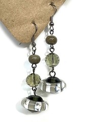Handmade Earrings with Lampwork Glass From Murano Glass Tamara Yarilo Brand