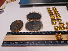 Jewelry Findings: Rhinestone and Cabochon Settings Different Sizes 11-01-2020