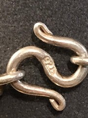 Vintage Artisan Bali Look Sterling Silver Braided Bracelet S-Hook