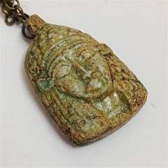 Unique Hathor Egyptian necklace – antique style, handmade pendant chain
