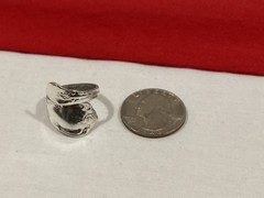 Vintage Artisan ONEIDA Silver Plated Flower SPOON BYPASS WRAP RING Adjustable