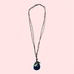 Retired Silpada Indigo Mood Pendant Necklace N2227