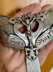 SWEETBIRD STUDIO HANDMADE STERLING SILVER «FREE SPIRIT» NECKLACE