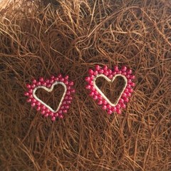 Hand Woven Earring / Aretes Tejidos a Mano
