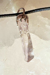 Light Amathyst Crystal in 925 setting Health Healing Spiritual Magic By JKL 297
