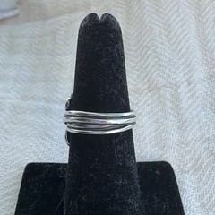 Brighton 925 Sterling Silver autumn wind Ring Sim stones Sz 7 retired