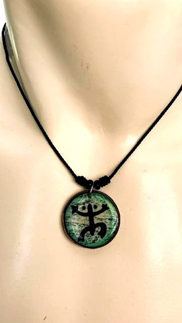 PUERTO RICO BORICUA COQUI TAINO UNISEX ADJUSTABLE NECKLACE PENDANT SOUVENIR