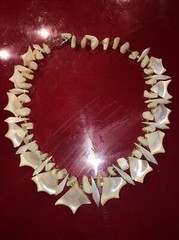 Vintage Hawaiian Style Boho Goddess Shell Choker, Hand Crafted one of a Kind 15”