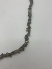 Raw Labradorite Necklace 36” Long Vintage And Unworn