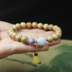 Papua Milkwood 8mm Bead Bracelet—Unisex Collectible Bracelet and Accessory