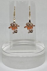 Dangling Fall Scarecrow Golden French Hook Fashion Earrings