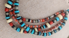 Ladies Teen Multi Layer beaded bracelet Multi Color 8 inch lightweight New