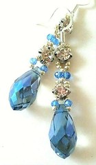 Handmade Sapphire Briolette Drop Earrings