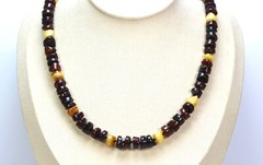 Baltic amber adult MEN unisex necklace handmade natural RAW, UNPOLISHED 23,57 gr