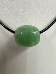 Grade A Natural Burmese Jadeite Green Lu Lu Tong Pendant 路路通