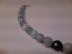 Vintage DTR Jay King Aquamarine and Amethyst* Necklace 20-23″ with 2X Earrings