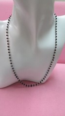 18″ Pretty 14k Solid Yellow Gold Wire Wrapped Sapphire Necklace 5.62 Grams