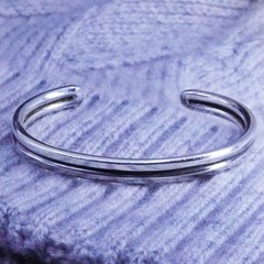 6.25”, vintage southwestern sterling silver 925 wrap cuff, bracelet