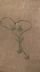 Samuel B Artisan Jewelry Set From Bali Hand Crafted 925 Turquoise Butterfly