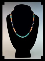 White Fox Creation: Southwest Multi Gemstone Necklace