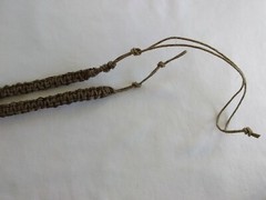 HEMP SURFER Hippie Beaded NECKLACE 24″ Unisex Macrame US Gift Seller New