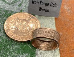 1oz Celtic Lore .999 Copper Coin Ring Celtic Knot Irish Ireland Scottish