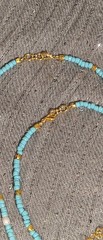 Freshwater Pearls w/gold Findings, & Turquoise Necklace w/bracelets & Earrings