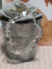 8mm Garden Quartz 7.5″ Length Bead Bracelet Unisex Stretch