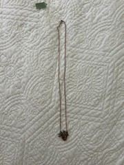 Unique Mother Earth Heart Pendant Necklace. Handmade
