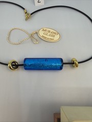 Murano Glass Jewelry Italy Necklace Bracelet Earrings Gold Foil Choice MT09