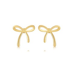 Evabelle Chunky Gold Earrings 14K Gold Plated Gold Knot Earrings for Women Tr…