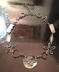 OOAK Artist Handcrafted Sterling Silver Copper Organic Mixed Metals Necklace