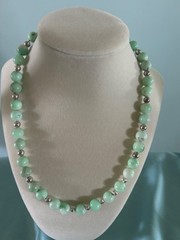 Handmade Necklace Made With Natural Opal Beads