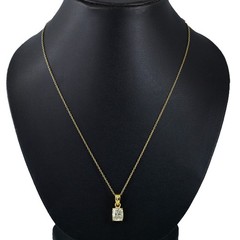 2.50 Ct Certified White Diamond necklace, Amazing Bling-FREE Diamond Studs