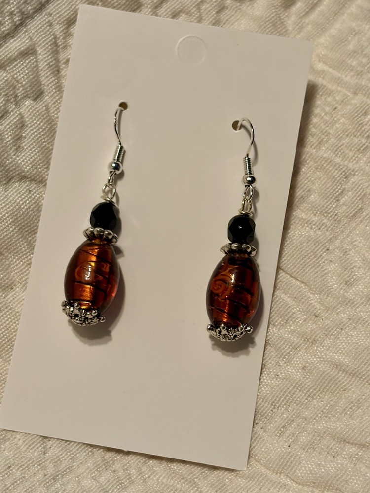 Woman’s Hand Crafted Earrings By Earth Dreams Sterling Silver 1.5 Inch